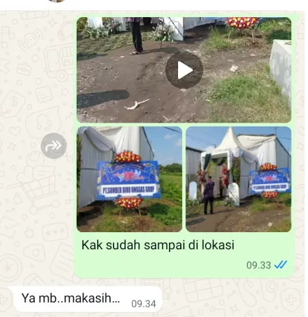 Pengiriman Karangan Bunga Kutruk Jambe