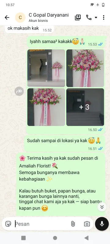 Pengiriman Karangan Bunga Kutruk Jambe