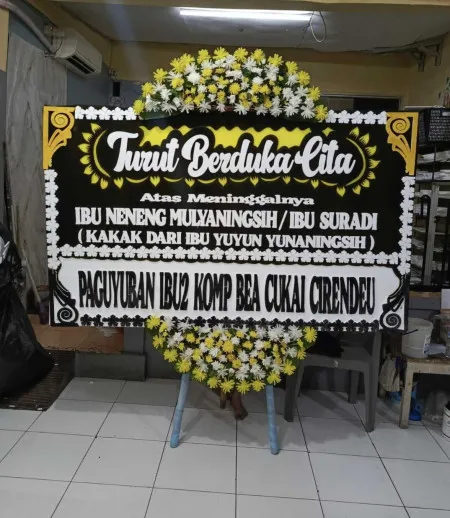 Papan Bunga Duka Kutruk Jambe
